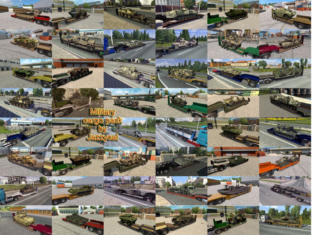 Pack de Cargas Militares v6.6 – ETS2 1.47