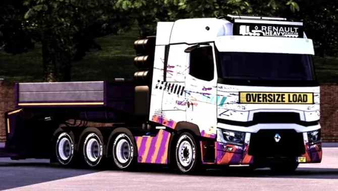 Chassi 8×4 Renault Range T – ETS2 1.47