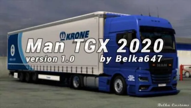 MAN TGX 2020 v1.0 – ETS2 1.47