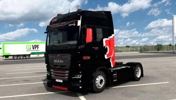 Skin Red Lion 500 Man TGX 2020 – ETS2 1.47