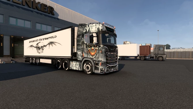 Skin Avenged Sevenfold Scania S v1.0 – ETS2 1.47