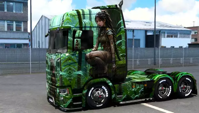 Skin Native Woman para Scania S – ETS2 1.47