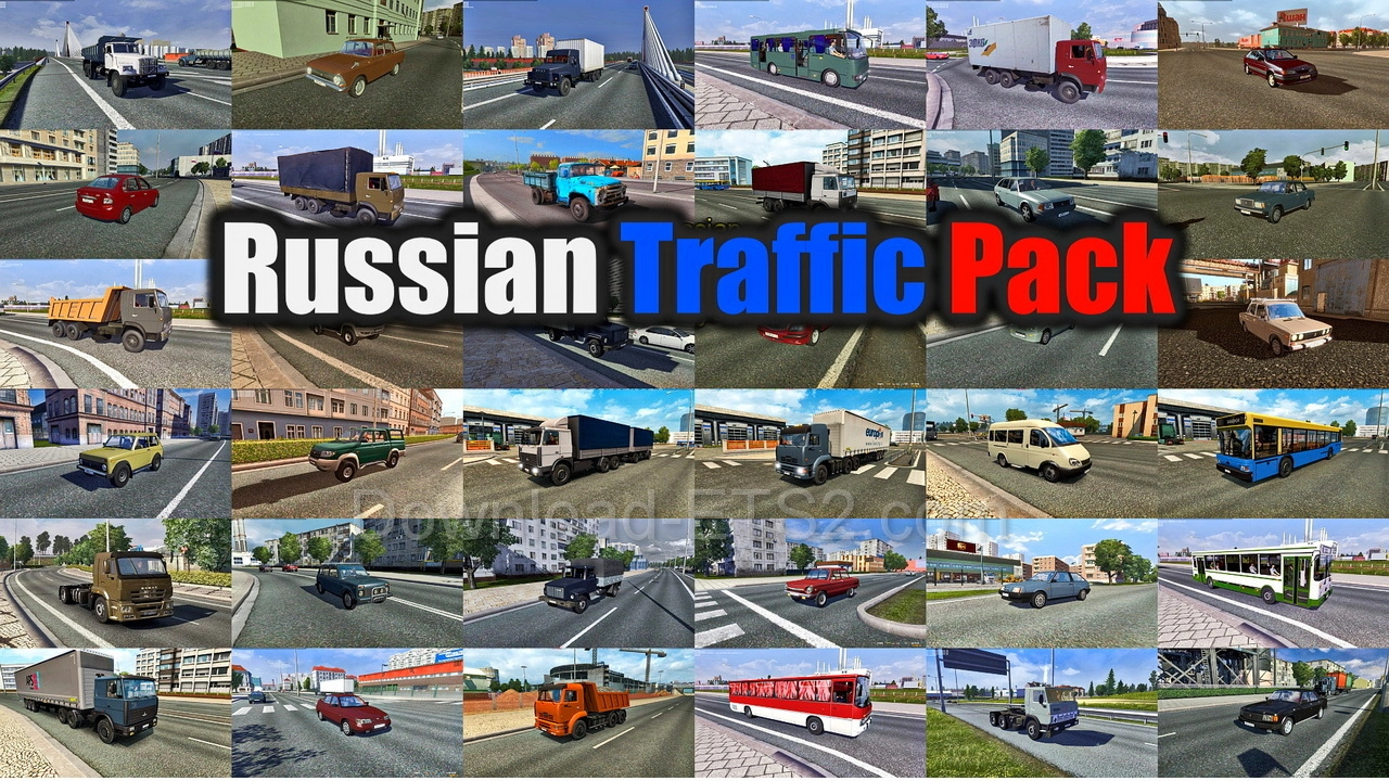 Pack Tráfego Russo v4.3.3 – ETS2 1.48