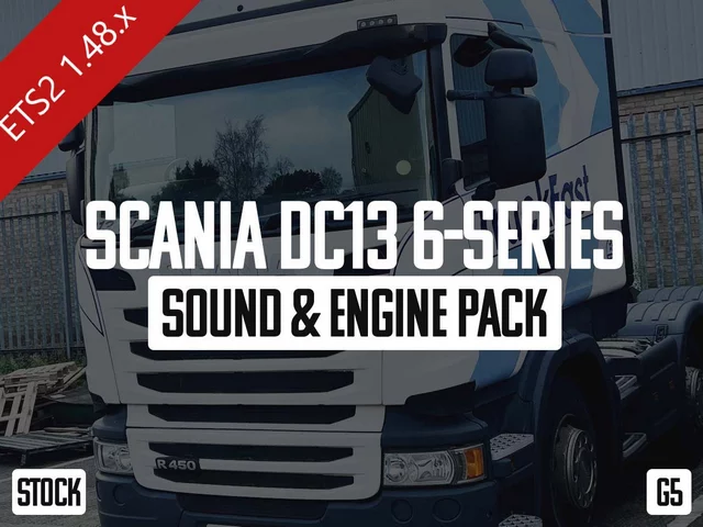 Pack Sons e Motores Scania DC13-6 Series v1.0 – ETS2 1.48