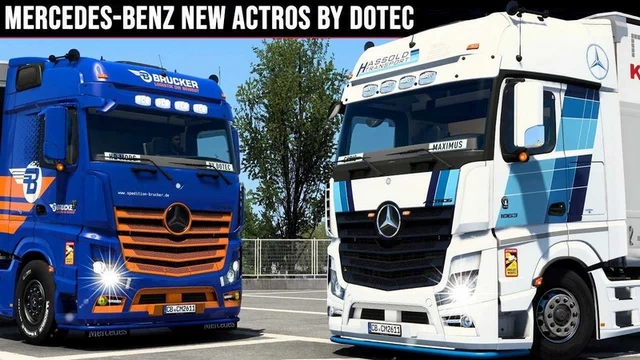 Mercedes-Benz New Actros por Dotec v0.32OB.8.4 – ETS2 1.49