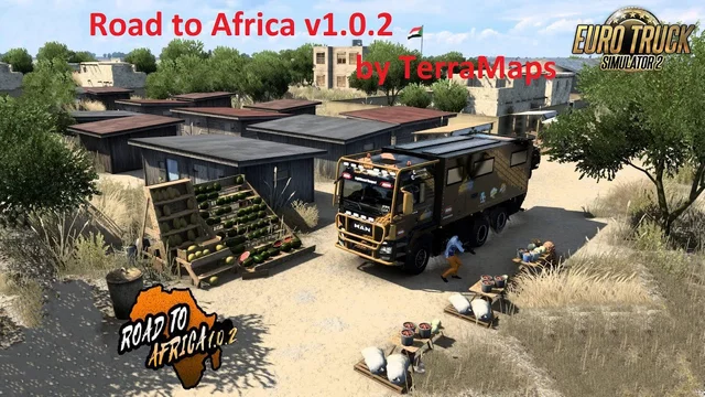 Mapa Road to Africa v1.0.2 – ETS2 1.49